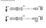 Ignition Cable Kit HUCO 134847