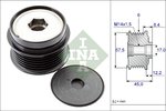 Alternator Freewheel Clutch INA 535017410