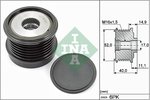 Alternator Freewheel Clutch INA 535029310