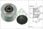 Alternator Freewheel Clutch INA 535021410