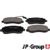 Brake Pad Set, disc brake JP Group 1263607510