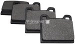 Brake Pad Set, disc brake JP Group 1163604610