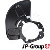 Splash Guard, brake disc JP Group 1264202480