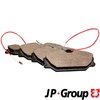 Brake Pad Set, disc brake JP Group 4363600210