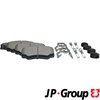 Brake Pad Set, disc brake JP Group 4163700610