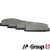 Brake Pad Set, disc brake JP Group 3863700710