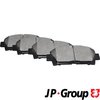 Brake Pad Set, disc brake JP Group 4863600110