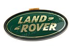 Badge-Land Rover Gold, Green / Gold, Land Rover, Rear LAND ROVER DAH100680