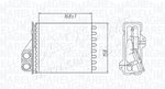 Heat Exchanger, interior heating MAGNETI MARELLI 350218479000