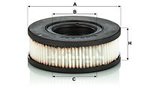 Filter, crankcase ventilation MANN-FILTER LC9005