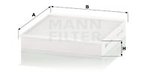 Filter, interior air MANN-FILTER CU19014