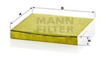 Filter, interior air MANN-FILTER FP2358
