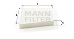 Filter, interior air MANN-FILTER CU3461