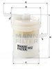 Fuel Filter MANN-FILTER WK52