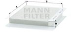 Filter, interior air MANN-FILTER CU2422