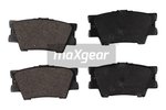 Brake Pad Set, disc brake MAXGEAR 191161