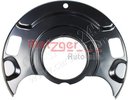 Splash Panel, brake disc METZGER 6115167