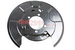 Splash Panel, brake disc METZGER 6115259