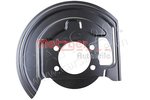 Splash Panel, brake disc METZGER 6115378