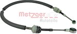 Cable Pull, manual transmission METZGER 3150069