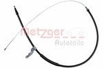 Cable Pull, parking brake METZGER 17.9003