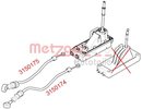 Cable Pull, manual transmission METZGER 3150174