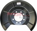 Splash Panel, brake disc METZGER 6115105