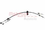Cable Pull, manual transmission METZGER 3150344