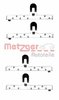Accessory Kit, disc brake pad METZGER 109-1048