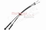 Cable Pull, manual transmission METZGER 3150271