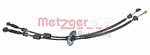 Cable Pull, manual transmission METZGER 3150250