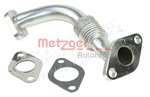 Pipe, EGR valve METZGER 0892651