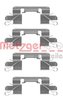 Accessory Kit, disc brake pad METZGER 109-1769