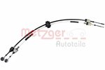 Cable Pull, manual transmission METZGER 3150345