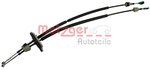 Cable Pull, manual transmission METZGER 3150192