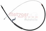Cable Pull, parking brake METZGER 17.9004