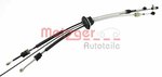 Cable Pull, manual transmission METZGER 3150079