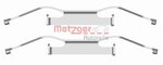 Accessory Kit, disc brake pad METZGER 109-1680