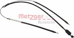 Cable Pull, parking brake METZGER 11.5843