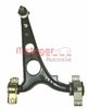 Control Arm/Trailing Arm, wheel suspension METZGER 58034102