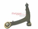 Control Arm/Trailing Arm, wheel suspension METZGER 58035201