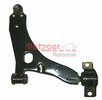 Control Arm/Trailing Arm, wheel suspension METZGER 58041702