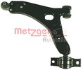 Control Arm/Trailing Arm, wheel suspension METZGER 58041801