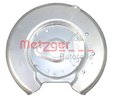 Splash Panel, brake disc METZGER 6115150