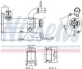 Cooler, exhaust gas recirculation NISSENS 989278