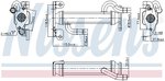 Cooler, exhaust gas recirculation NISSENS 989400