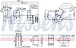 Cooler, exhaust gas recirculation NISSENS 989407