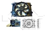 Fan, engine cooling NRF 47285