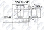 Joint Kit, drive shaft NTY NPW-MZ-034