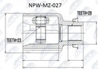 Joint Kit, drive shaft NTY NPW-MZ-027